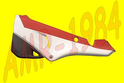 FIANCHETTO LATERALE SX APRILIA PEGASO 650 1992 VERNICIATO BIANCO ROSSO AP8131690
