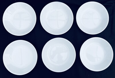 6 Corelle Winter Frost White 8 1/4'' Coupe Soup Bowls Used Once 3 Sets Available