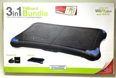 DreamGEAR - 3 in 1 Fit Board Bundle with Plug In Power Includes Wii Fit CD
