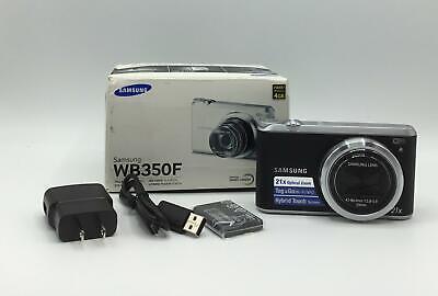 Boxed Samsung 16.3MP Digital Camera 21x Zoom 3-inch LCD Black (EC-WB350FBPBUS)
