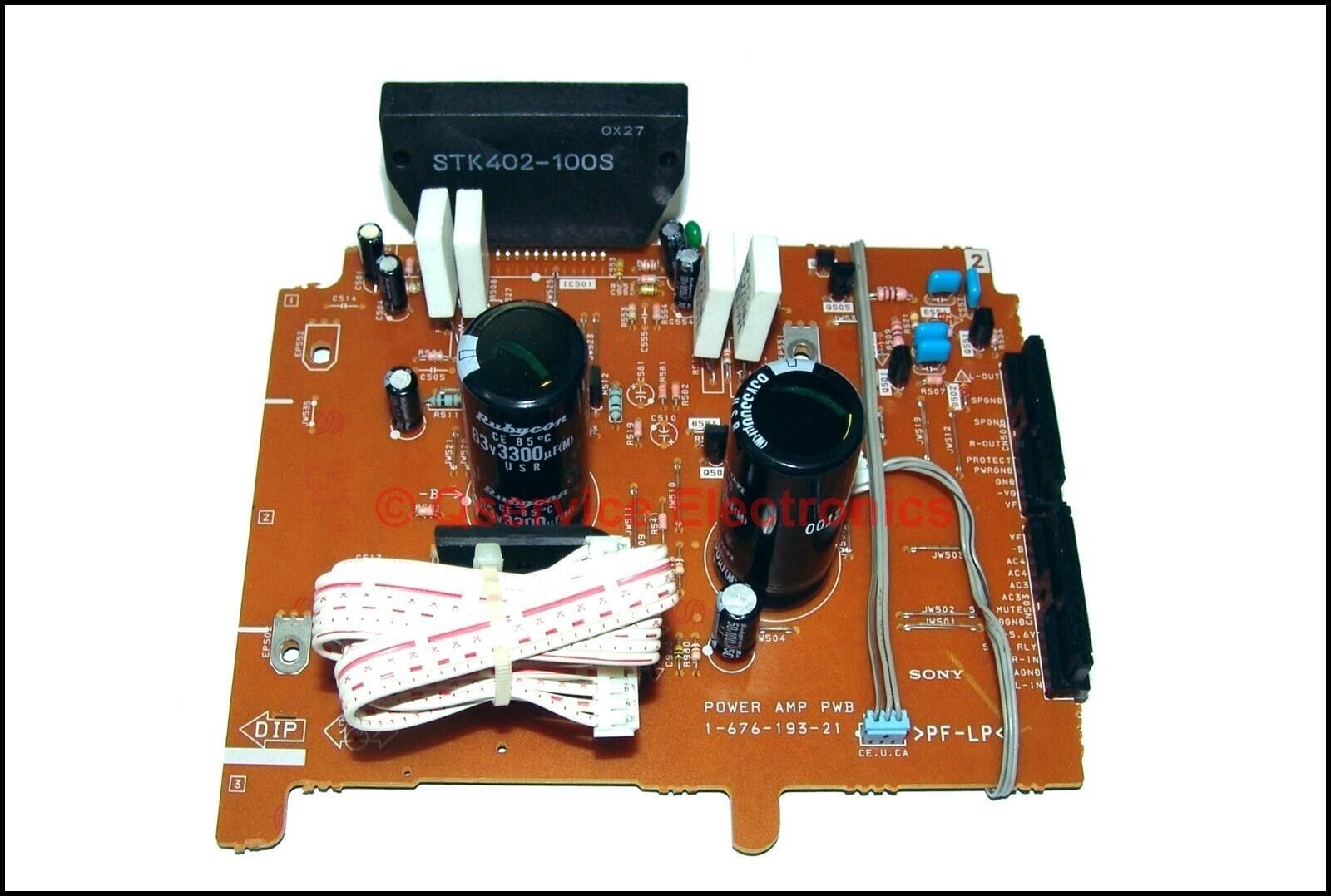 Sony HCD-BX7 HCD-DX7 Power Amplifier Board 1-676-193-21 With Sony HCD-BX7 HCD-DX7 Power Amplifier Board 1-676-193-21 With