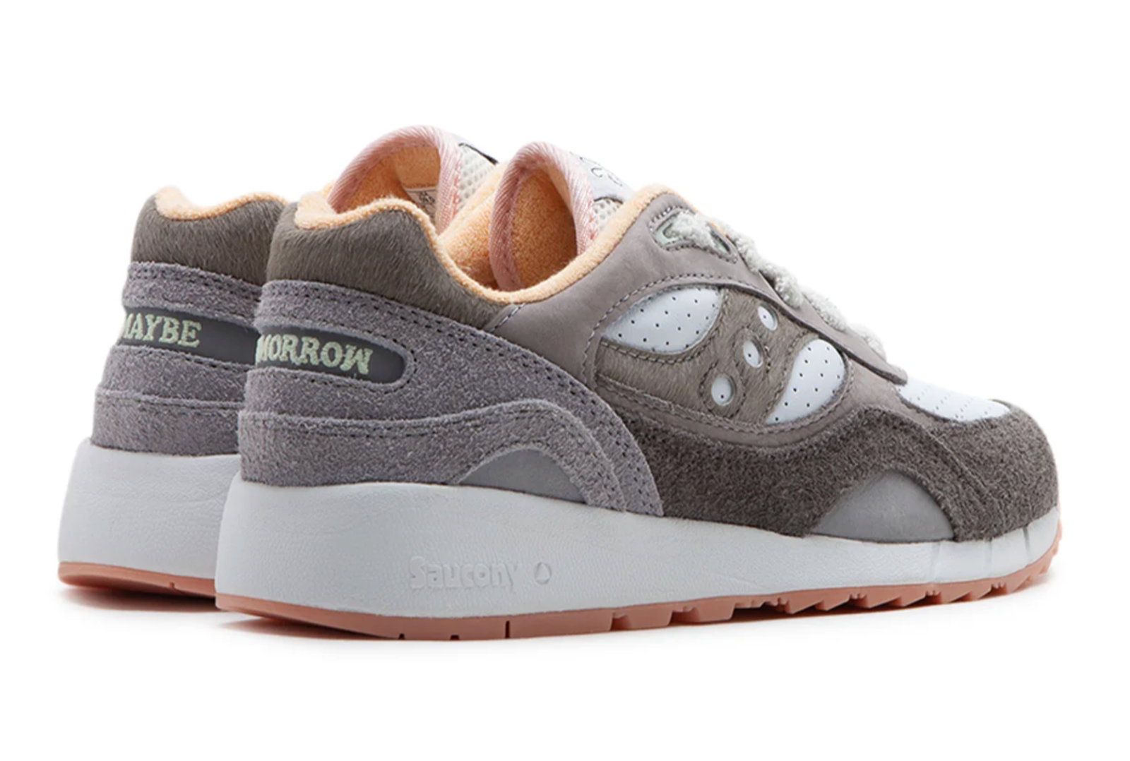 Pre-owned Saucony X Maybe Tomorrow Shadow 6000 Mens Kith (new Balance 990 Style) Size 10.5 In White