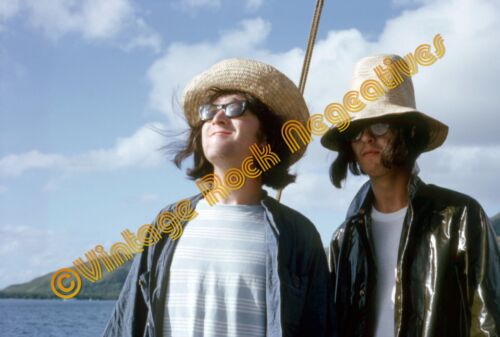 Beatles in Tahiti 1964 GEORGE HARRISON + JOHN LENNON (11x14) Photo Print UNSEEN
