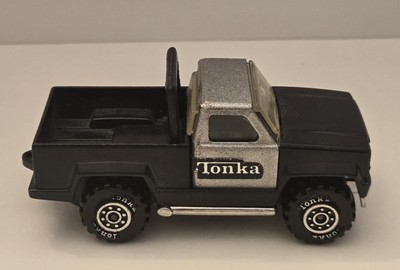 1978 Tonka Pickup Truck Black And Silver Vintage 