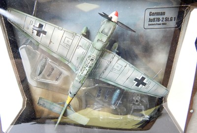 Forces Of Valor 1/72 WWII German Ju 87B-2 St.G 1 Stuka Steel Box MIP OOP!