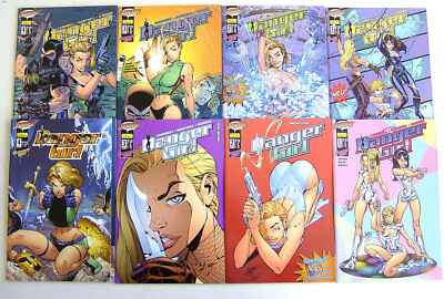 DANGER GIRL 1 2 3 4 + VARIANT 1 2 3 4 komplett DINO 2000