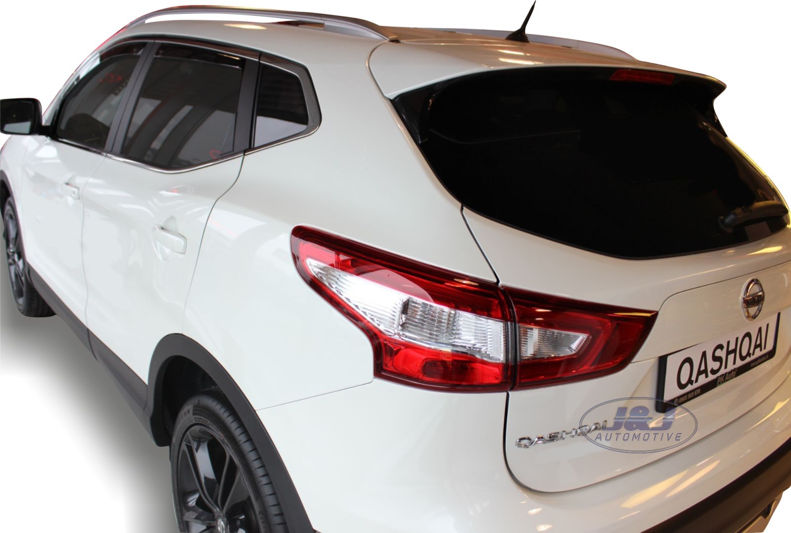 Wind deflectors for Nissan QASHQAI mk2 J11 2014 2021 4pc set TINTED
