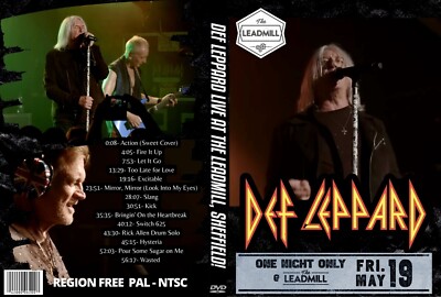 def leppard live in leadmill sheffield dvd 2023 joe elliot phil collins