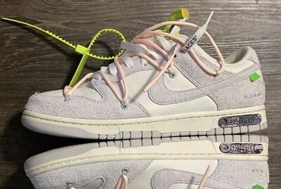 お歳暮 人気 オシャレ Off-White Virgil Nike x SAIL/NEUTRAL 50' of 12 'Lot Low Dunk アート・デザイン・音楽