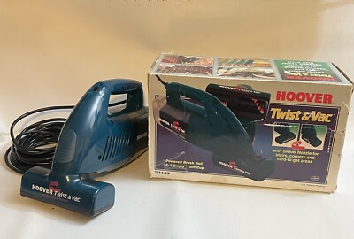 Hoover Twist & Vac Electric Handheld Vacuum Cleaner Swivel Model S1147 - Green