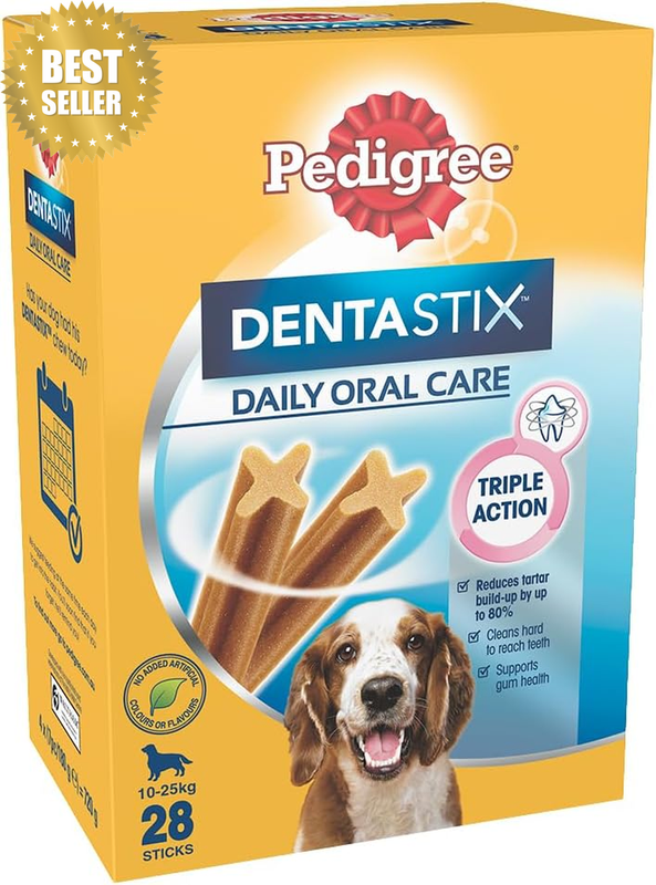 Dentastix Medium Dog Treats Daily Oral Care Dental Chews 28 Pack