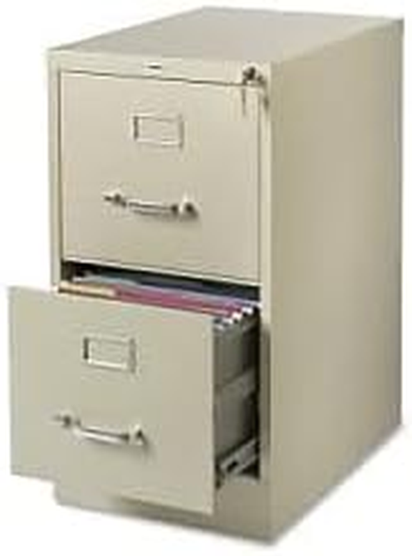 LLR42290 2-Drawer Vertical File, 15" X 22" X 28, Putty