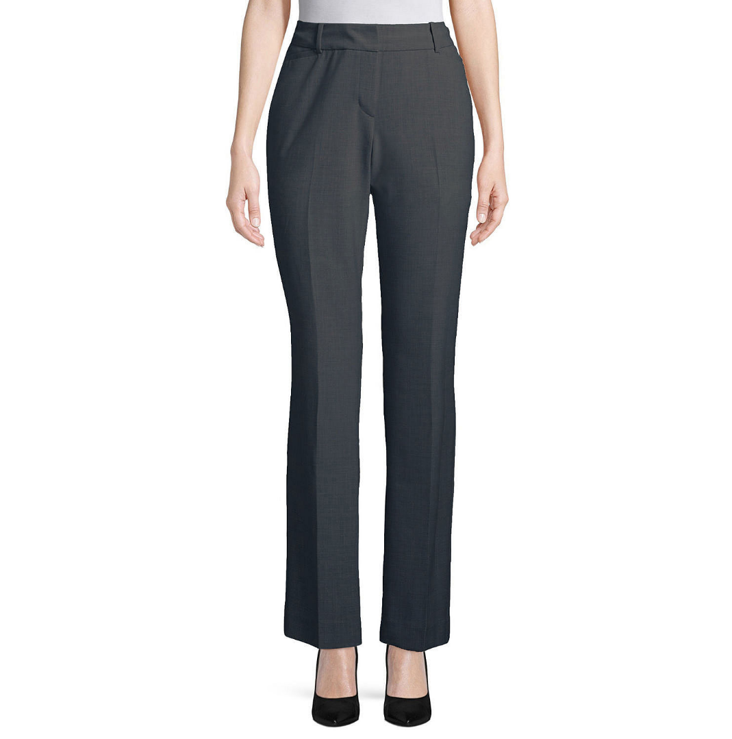 Worthington Curvy Fit Perfect Trouser Admiral Grey Size 0 New | eBay