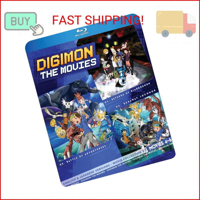 Digimon the Movies 4-6 Collection [Blu-ray] | eBay