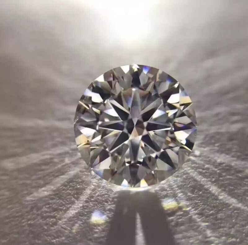 5.70 CT Natural Diamond round Cut D Grade Certified VVS1 12x12x8 mm