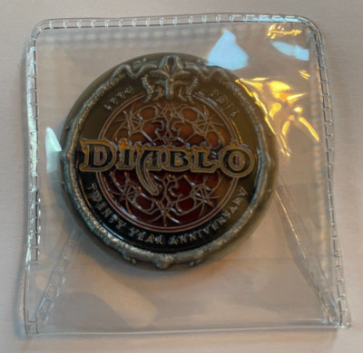 Diablo 20th Anniversary Commemorative Coin Blizzcon 2016 Exclusive