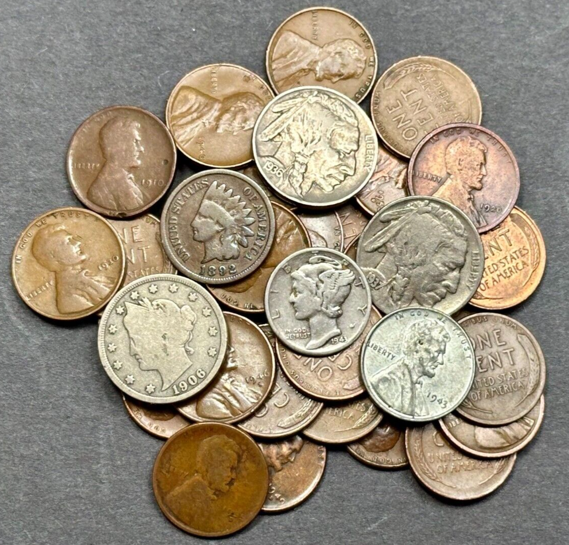 ESTATE SALE, OLD US COINS, STARTER LOT, SILVER, BUFFALO NICKELS, COLLECTOR COINS