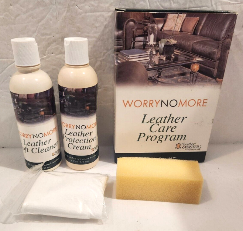 Worry No More Leather Care Program for Leather Types "A & P" Leather Master NEW
