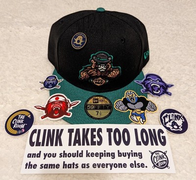 Rare Exclusive Lim. Edi. Clink Room Bear Kunckles New Era 59Fifty - Size 7 1/2