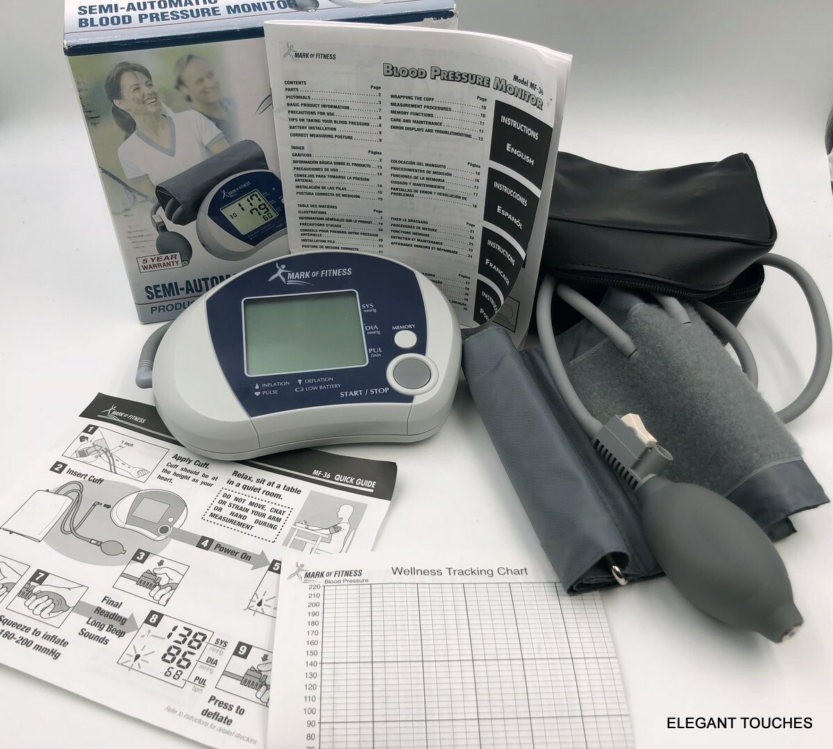 Mark Of Fitness Blood Pressure Cuff Monitor Bloodpressurecuffmonitor