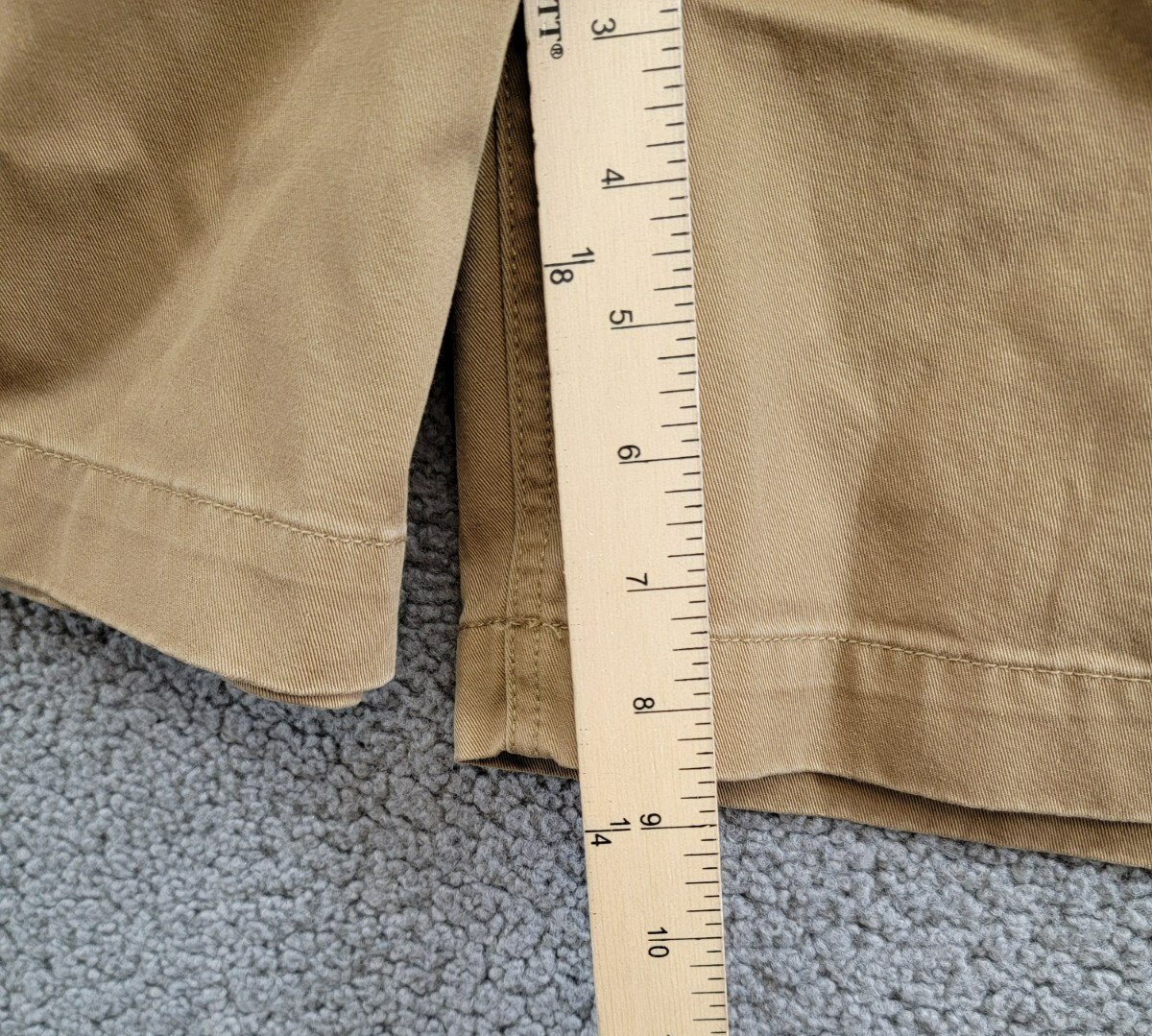 Polo Ralph Lauren 8-Inch Relaxed Fit Chino Shorts Men's 38 Sandsurf Button Zip - Picture 7 of 17
