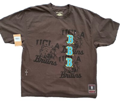 Travis Scott x Mitchell & Ness UCLA Bruins Seal T-Shirt Cactus Jack   Sz 2XL