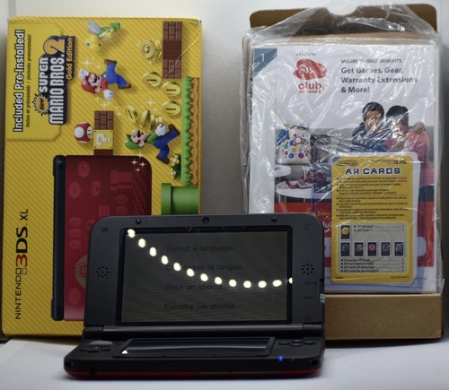Nintendo 3DS XL Super Mario Bros 2 Gold Edition 45496781347