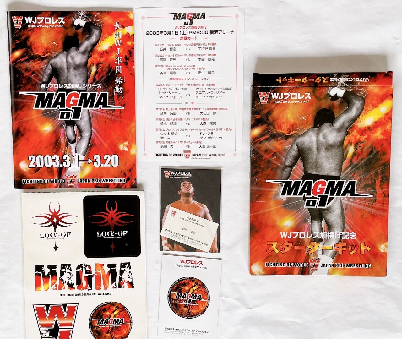 DVD ワールド ジャパン プロレス MAGMA01 旗揚戦 WJ 長州力 天龍 DVD ワールド ジャパン プロレス MAGMA01 旗揚戦 WJ 長州力 天龍