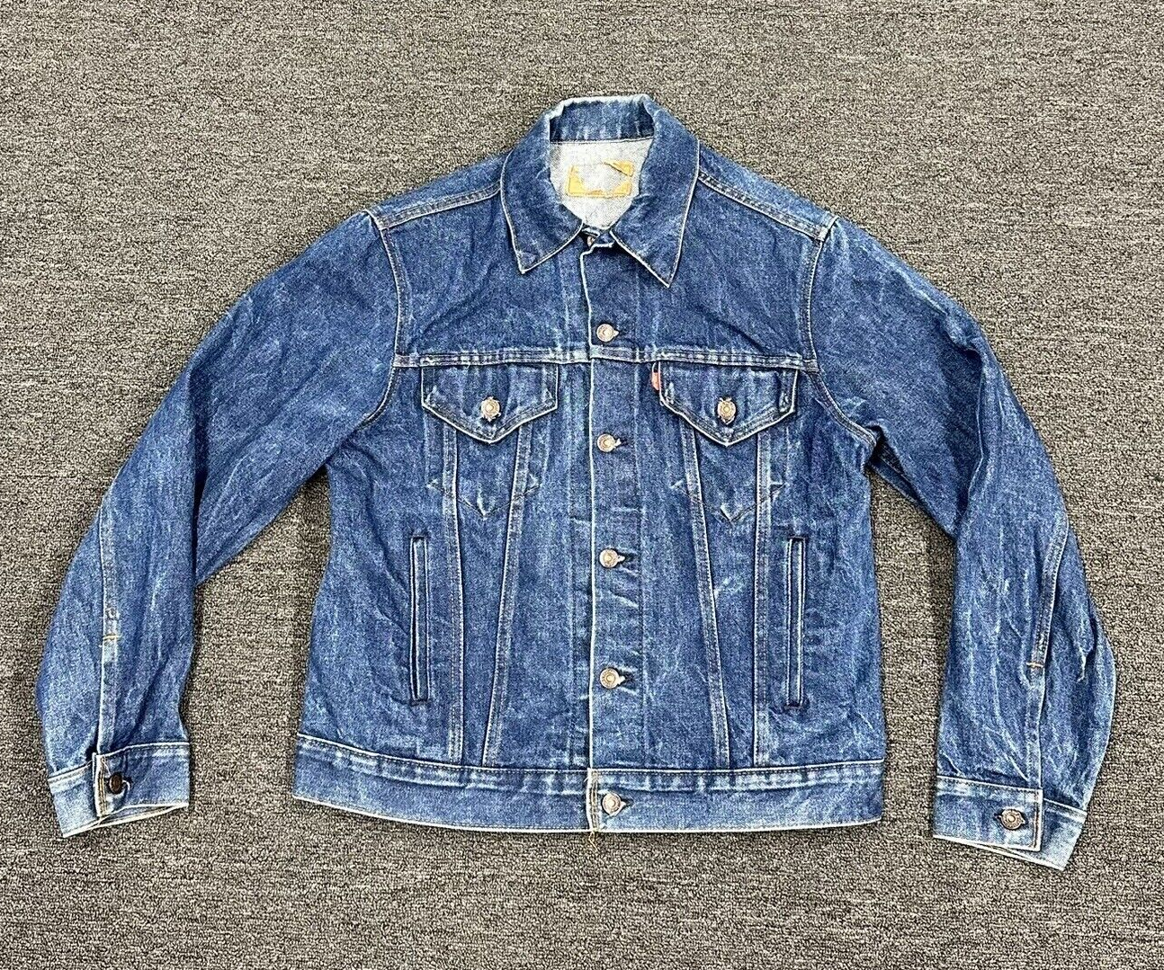 Vintage Levi's 705 Type III Denim Trucker Jacket ~ Made in USA