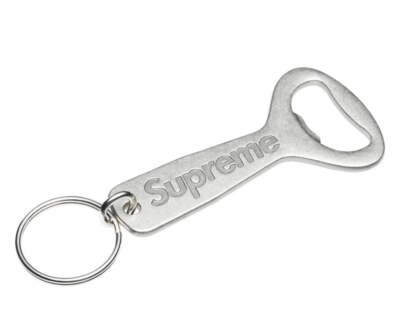 Supreme Bottle Opener Keychain One Size Silver | eBay
