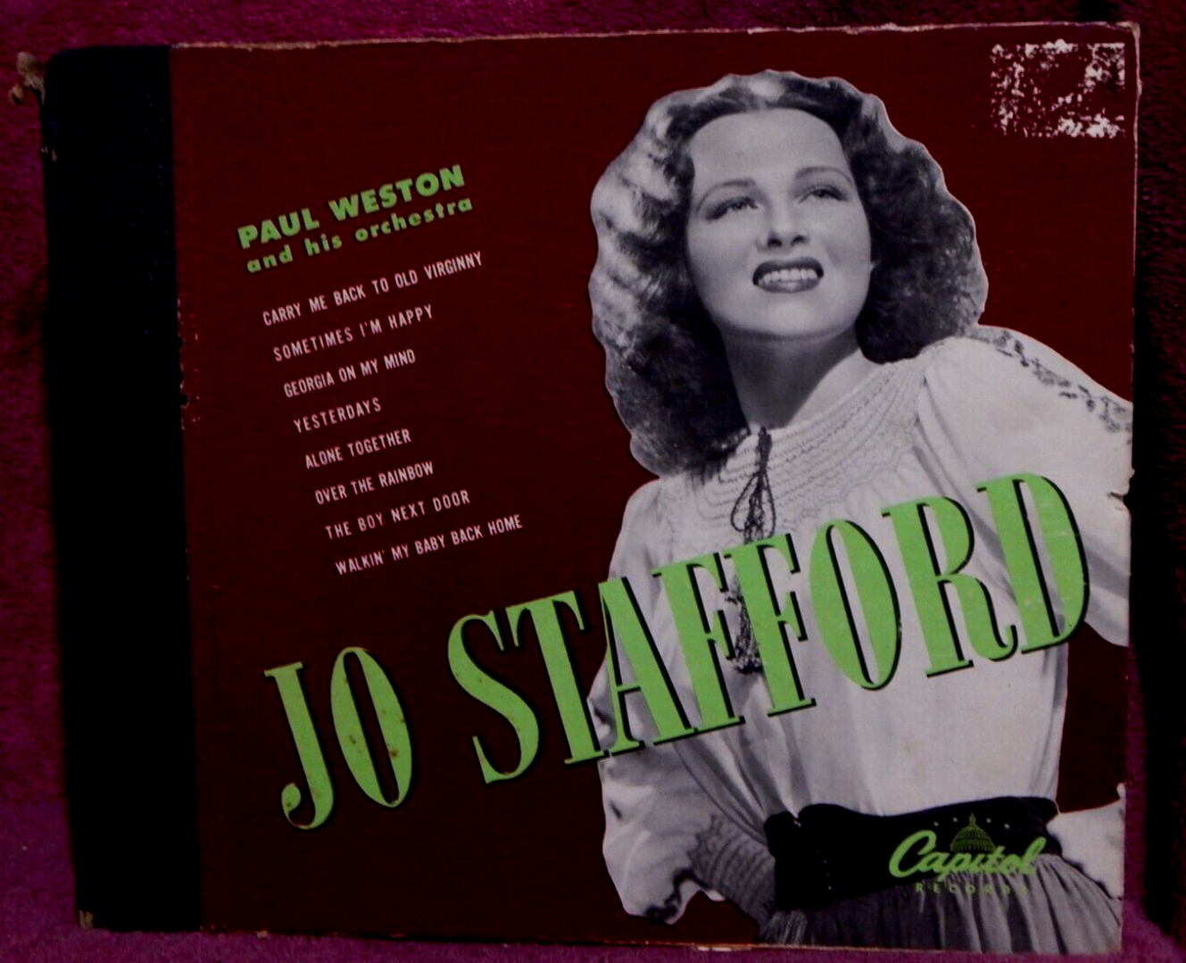 Jo Stafford Songs by Jo Stafford 4x10