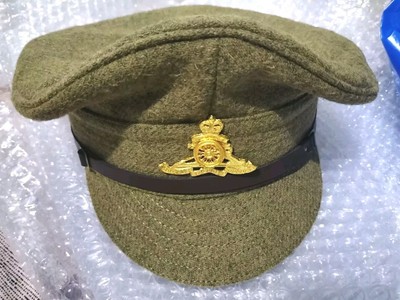 BRITISH 1918 DATED WW1 OTHER RANKS WOOL TRENCH CAP ROYAL ARTILLERY