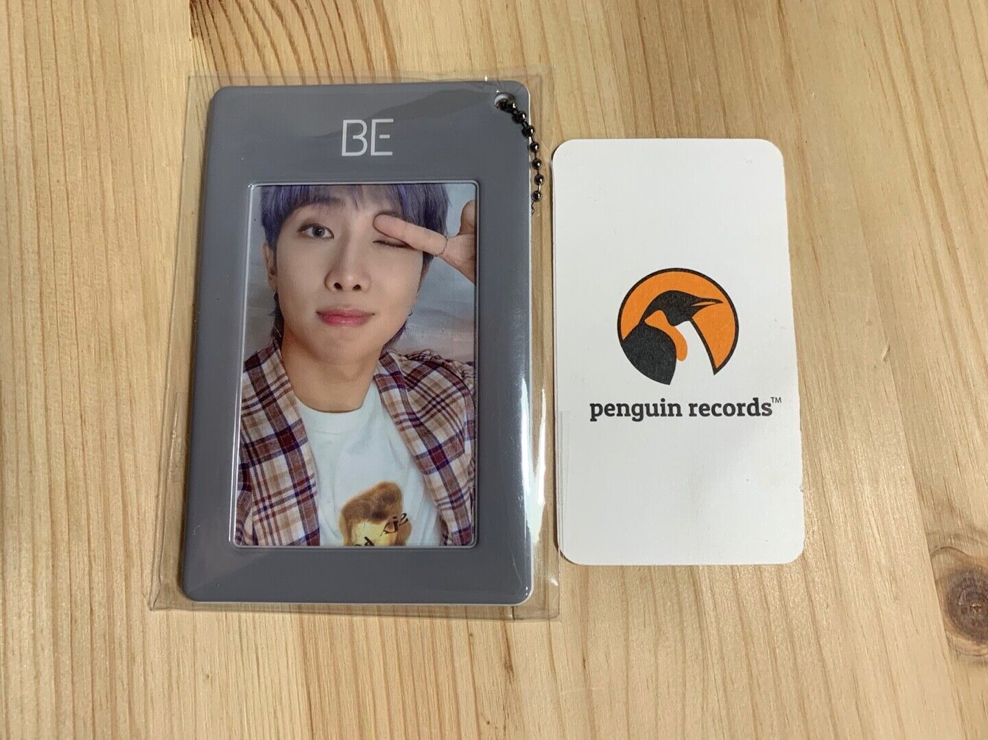 SELECT:RM CARD HOLDER:BTS - BE ESSENTIAL EDITION PHOTO CARD