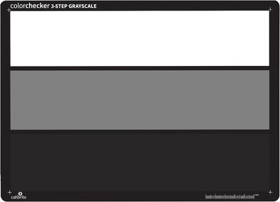 Calibrite Colorchecker 3-Step Grayscale (CCGS)