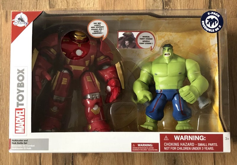 hulkbuster and hulk battle set