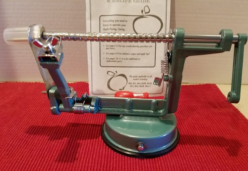 Norpro Apple Master w Vacuum Base Parer Peeler Corer Slicer #866 in Orig Box