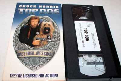 Top Dog (VHS, 1995) Chuck Norris, Michele Lamar Richards, Erik von Detten