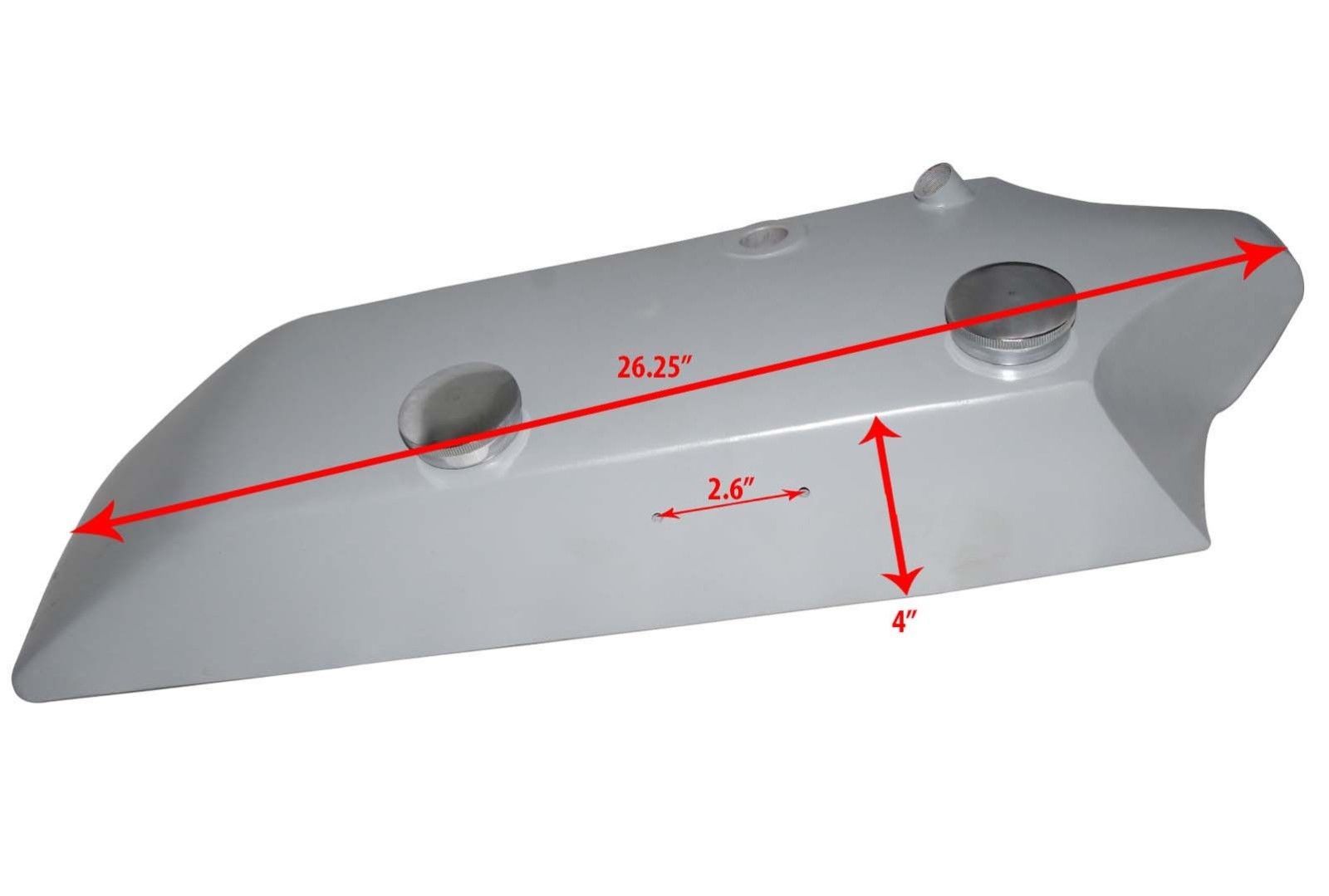 New Sunbeam Longstroke 1920s Petrol Gas Fuel Tank Raw Bare Metal  