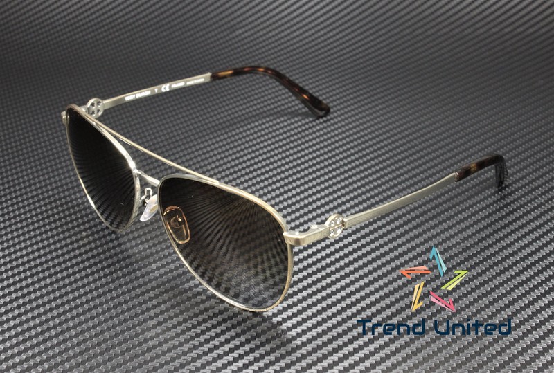 TORY BURCH TY6074 3279T5 Gold Mt Vt Brown Grad Polarized 58 Women
