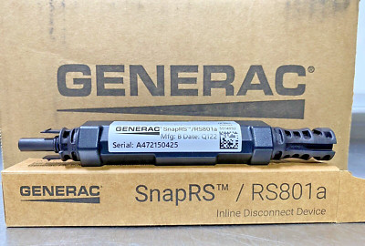 GENERAC RS801A SnapRS In Line Disconnect Device