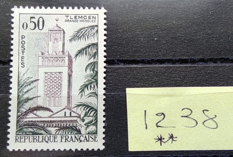 Timbre France Neuf AnnÃ©E 1960 NÂ° 1238
