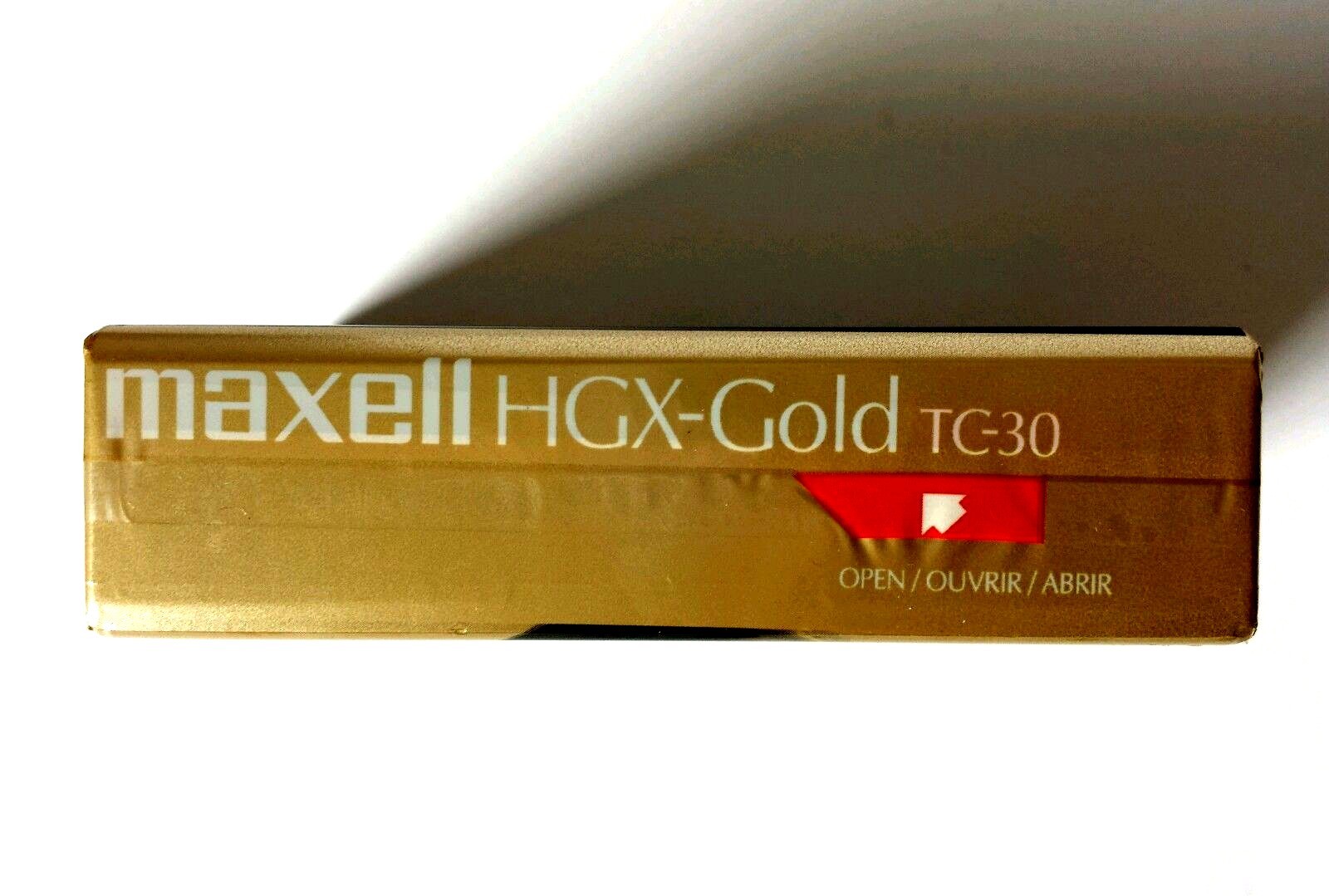 Maxell Camcorder Videocassette TC-30 VHS-C HGX-GOLD NEW SEALED