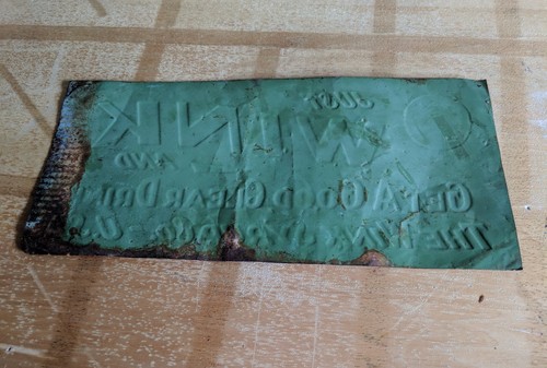 Wink Soda Sign Tin Non Porcelain Pop General Store Advertising Moon Face