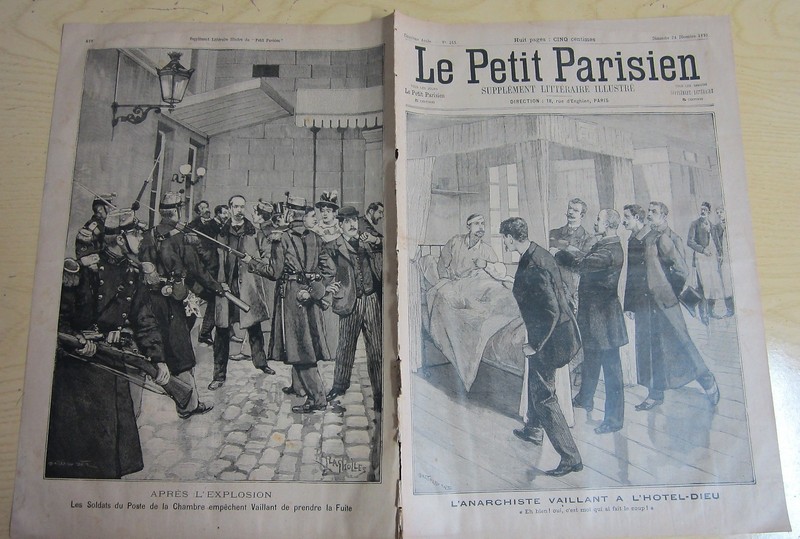 Le Petit Parisien 1893 255 L'Anarchiste Vailant