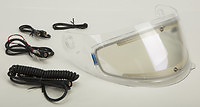 GMax GM54S Snowmobile Helmet Electric heated Face Shield With Power cord Snow
