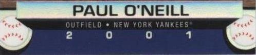 2001 Topps Stadium Club - Paul O'Neill #59
