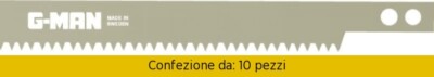Gman G Man Lama Dent. Continua cm 30 12 G5H Pezzi 10 G5H-12