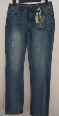 Democracy Ab-Solution Patriot Straight Leg Mold & Hold Jeans Size 4