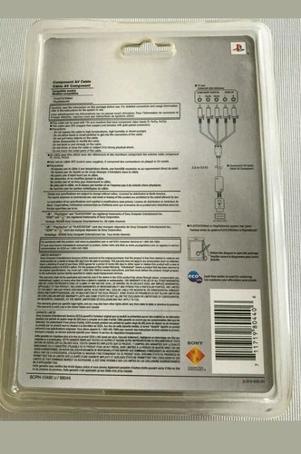 official ps3 ps2 component video cables oem authentic brand new