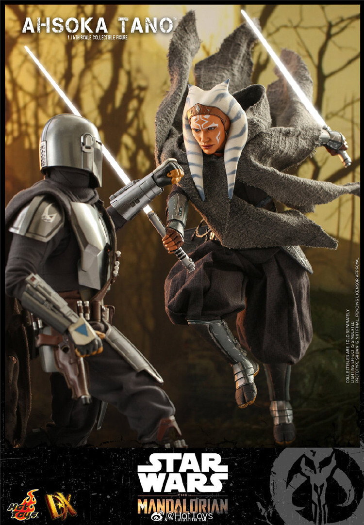ホットトイズ STAR WARS Ahsoka Tano & Grogu Ahsoka Tano™ and Grogu™ Sixth Scale Figure Set by Hot Toys